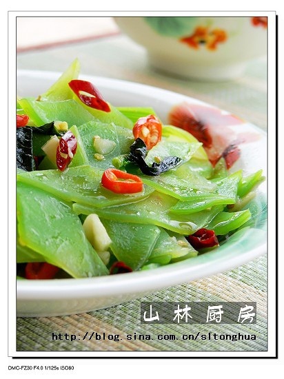 清炒萵筍